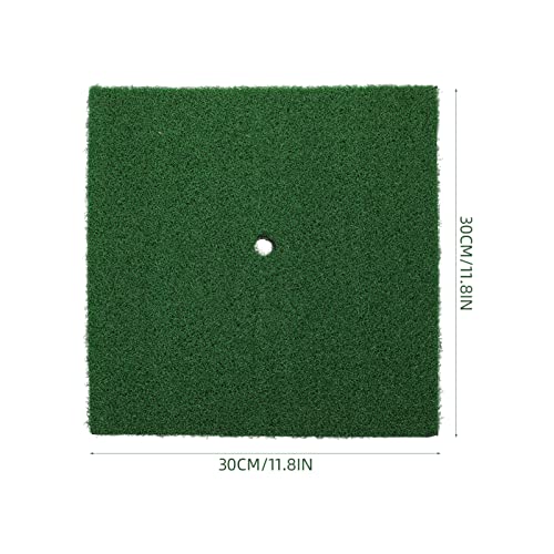 Golf Training Grass Mat - Indoor Golf Putting Mat Artificial Grass - Training Tool for Office - Mini Balls for Indoor Outdoor (30 * 30CM)