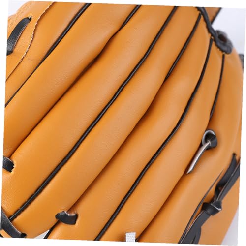 5-inch Thicken Pu Baseball Glove for Infielder and Pitcher, Softball Mitt Random Stitching, Youth Sports Training Glove for Boys and Random Color