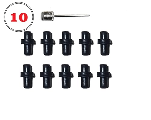 ICE Club Shop Soccer Ball Valve Replacement Sport Ball Inflation Valve Kit(10 Pieces), Basketball Valve Replacement Valves,Volleyball,for Basketball, Football,Sports Ball Leak Repair Kit