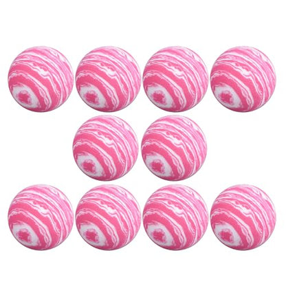 10Pcs / Set Golf Practicing Balls Rainbow Color Foam for Swing Training Training Rainbow Indoor Practice