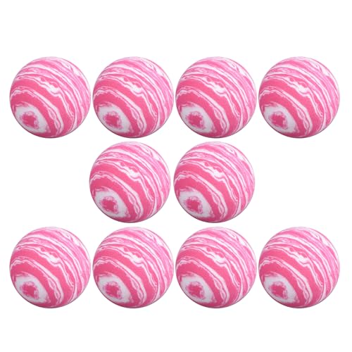 10Pcs / Set Golf Practicing Balls Rainbow Color Foam for Swing Training Training Rainbow Indoor Practice