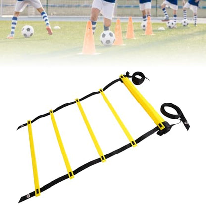 Agility Ladder, Agility Training Equipment, Soccer Training Equipment, Footwork Exercise Ladder Improving Coordination Obstacle Speed Fitness Training Ladder