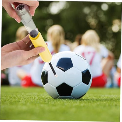 Kisangel Yoga Ball Pump Basketball Air Pump Soccer Ball Pump Balloon Hand Pump Hand Pump for Balls Volleyball - color: Yellow