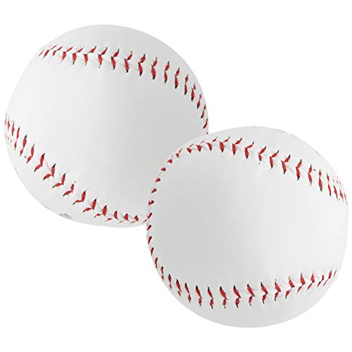12in Softball Ball, PU Hand Sewing Sawdust Filled for Softball Training
