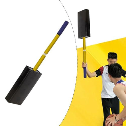 Basketball Blocking Pad Basketball Training Equipment with Detachable Handles - color: Black, size: Rectangle