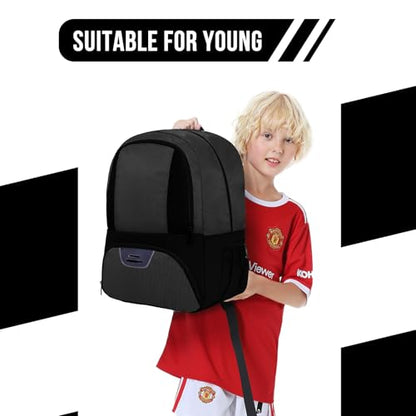 Hsmihair Soccer Bag,Youth Soccer Backpack, Football Volleyball Basketball Backpack fo,Sport Equipment Bags with Shoe compartment