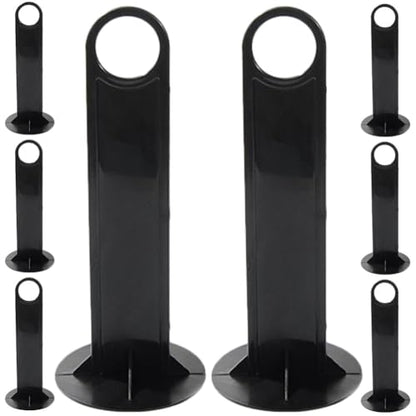 Cabilock Soccer Cone Holders 8-Pack Football Training Stand with Disc Cone Storage Rack Portable Carrying Holder for Sports Field Agility and Marking Discs