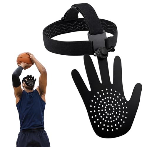 Upgraded 3D Breathable Basketball Training Mask with Adjustable Angle Knob, Hand-in-Face Defensive Shooting & Dribbling Aid, Anti-Slip Silicone Headband with Stepless Slider for Youth & Adults