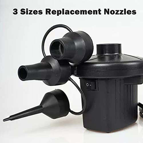 Replacement Nozzles, 3 in 1 Air Pump Nozzle, Plastic Pump Nozzle, for Partial Bed, Mattress, Inflatable Pool Sofa, Camping Cushions, Toy, Balloons, Yoga Balls