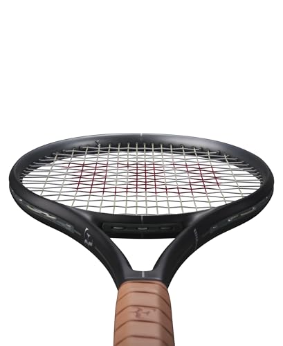 Wilson RF 01 Performance Tennis Racket - Strung with Sensation 16 Natural at Mid Range Tension - size: Grip Size 2 - 4 1/4"