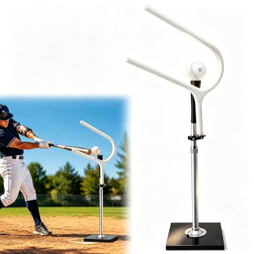 25° Baseball Swing Path Trainer, Upgraded All-Aluminum Tubing Clamps Bat Path Trainer, Softball & Baseball Swing Path Trainer