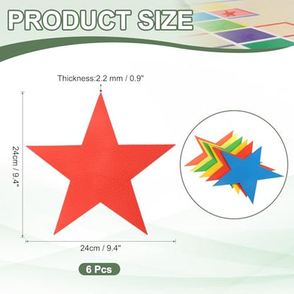 Spot Markers, Star Arrow Poly Spot Marker for Agility Training Floor Dots Non-Slip PE Equipment