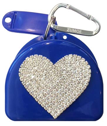 Decorated Mouthguard Retainer Mouth Guard Case - Young Love - color: Blue