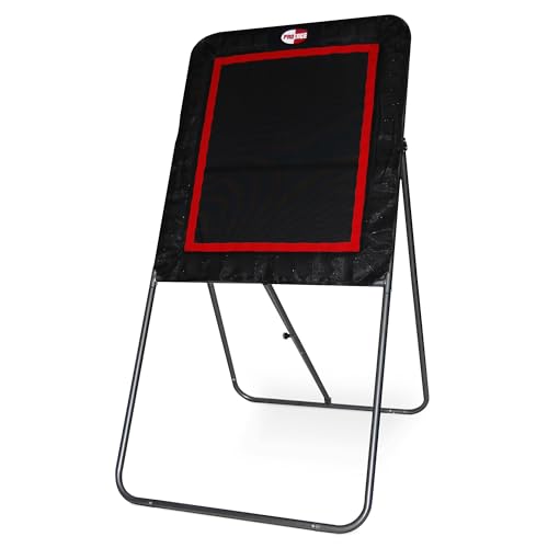 Trigon Sports Lacrosse Rebounder, 4’ x 3’ Surface Lacrosse Rebounder for Backyard, Foldable Lacrosse Bounce Back with Adjustable Angles, Softball Baseball Volleyball Multisport Training Practice