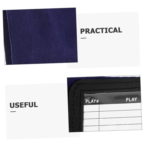 LIOOBO 2pcs Youth Football Play Wristband Wristband for Quarterback Softball Baseball Comfortable Flexible Arm Band for