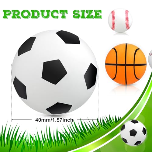 60 Pcs Sport Themed Table Tennis Balls 40mm Plastic Balls Beer Balls Bulk Balls Washable Game Balls for Carnival Pool Games, Pet Toy, Handicrafts, Party Decoration
