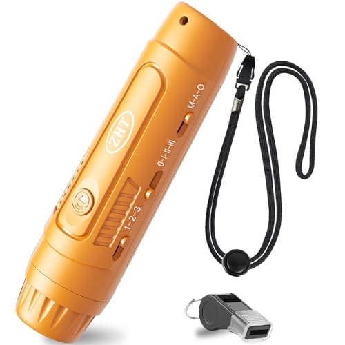 ZHT Electronic Whistle for Coaches, Referees, Teachers - 3 Tones & 3 High Volume, Handheld Whistles with Lanyard - Sports Whistle for Volleyball Soccer, Outdoor Camping, Emergency Safety