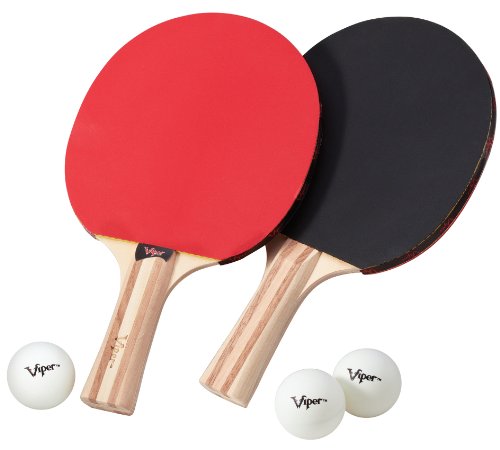Viper Table Tennis Accessory Set (Rackets/Paddles and Balls) - style: 2 Rackets and 3 Balls