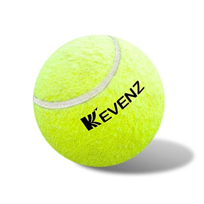 KEVENZ 12/24-Pack Standard Pressure Training Tennis Balls, Highly Elasticity, More Durable, Good for Beginner Training Ball