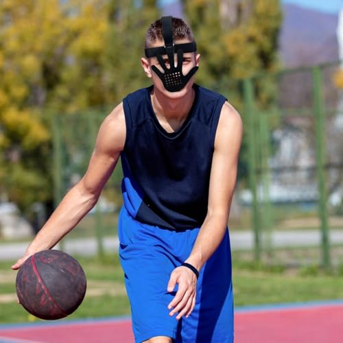 Basketball Masque, Hand in Face Basketball Training Masque, Basketball Defensive Masque, Eye Blocking Shooter Training Masque, Basketball Game Training Equipment, Sports Face Guard for Men Women
