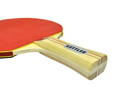 Kettler Advantage Indoor Table Tennis Bundle: 4 Player Set (4 Rackets/Paddles and 8 Balls)