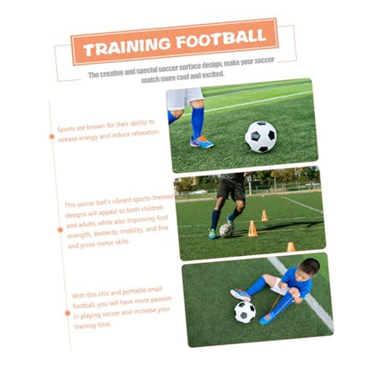 Size 5 Pu Soccer Ball for Training, Machine-Stitched Outdoor Football for Boys, ’ Official Match Practice Ball for 11-a-Side Team Sports