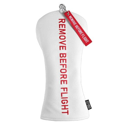 Golf Head Cover with RBF Design for Golf Club - size: for Driver, style: White