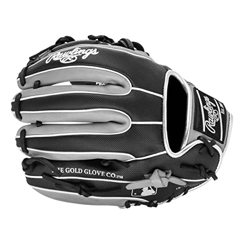 Rawlings Gamer XLE Speed Shell Series Baseball Infield | Catcher | Utility Glove | Mitt | Travel | Youth | 11.5” | 12.25” | 32.5” | Black | Grey | Right | Left - size: 11.50"