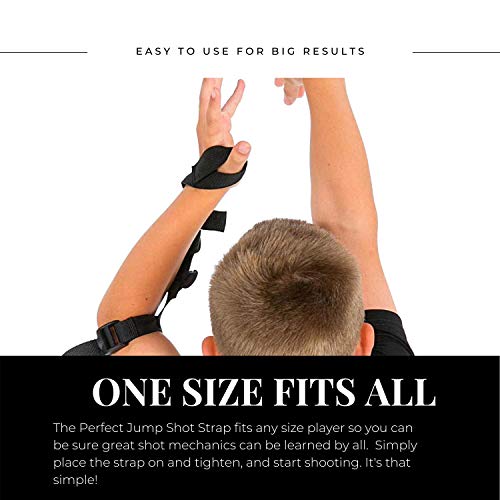 HOOPSKING Off or Guide Hand Shooting Aid Perfect Jump Shot Strap - Develop A True One Handed Release On Your Shot - Stops Rotation of The Wrist to Prevent Off Hand Interference