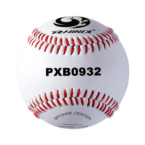 PHINIX Soft Cushioned Baseball Safety Baseball for Indoor and Outdoor Training - style: Box of 12