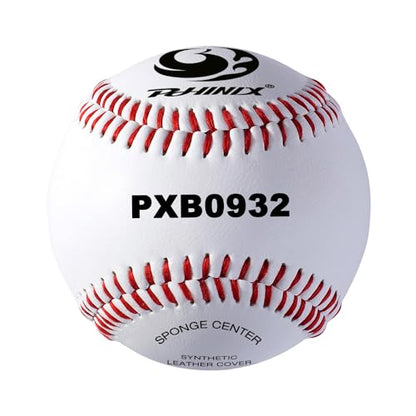 PHINIX Soft Cushioned Baseball Safety Baseball for Indoor and Outdoor Training - style: Box of 12