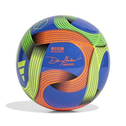 adidas Unisex MLS Soccer Ball - color: Hi-res Blue/Green/Orange/Yellow, size: 4