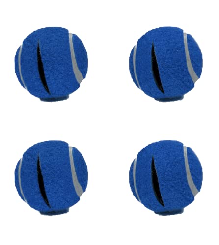 AHS American Hospital Tennis Balls for Walker Legs Tennis Balls for Walkers for Seniors | Complete Support & Surface Protection | Pack of 4 Precut (Blue)