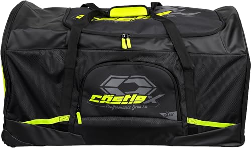 Castle X Rockin' Roller Gear Bag, Black/Hi-Vis - color: Black/Hi-Vis