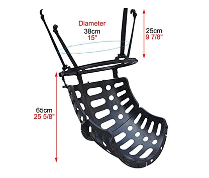 Portable Basketball Return Attachment Shot Returner, Basketball Hoop Returner Basketball Shot Return Apparatus Basketball Shot Returner Portable Lightweight Basketball Return, 360° Rotatable