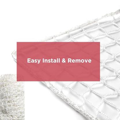 Practice Golf Nets - Ideal for Golf, Hockey, Baseball - Sports Netting, Impact Equipment - Perfect for Backyard Driving, Chipping, Hitting, Pitching Simulators - size: 15x20 Feet, style: White