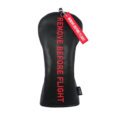 Golf Head Cover with RBF Design for Golf Club - size: for Fairway, style: Black