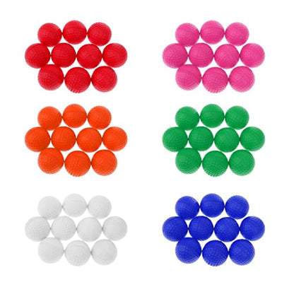 10 Pieces PU Foam Sponge Golf Training Soft Balls Golf Practice Balls, White