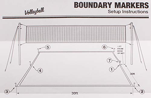 Merco Badminton Field Lines 9 x 3 m with Population