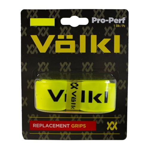 Volkl Pro Perf Replacement Grips | High Performance Tennis Grip - color: Neon Yellow