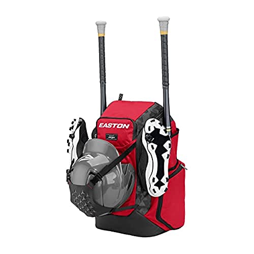 Easton | WALK-OFF MOJO Backpack Equipment Bag | Baseball & Softball | Multiple Colors - color: Red-Mojo