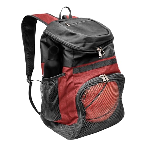 Xelfly Basketball Backpack with Ball Compartment