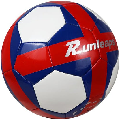 Runleaps Futsal Ball,Futsal Soccer Ball,Great for Indoor or Outdoor,Low Bounce Size 4 for Training,Playing,Games
