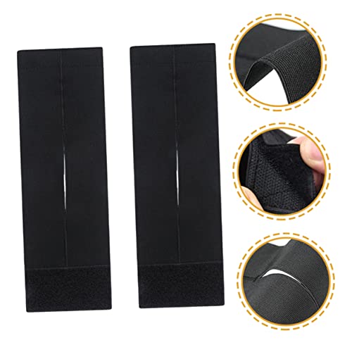 INOOMP 8pcs Baseball Glove Mallet Band Glove Fixing Wrap Baseball Gear Wrapping Band Catcher's Gear - color: Blackx4pcs, size: 35x10cmx4pcs