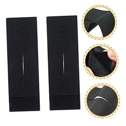 INOOMP 8pcs Baseball Glove Mallet Band Glove Fixing Wrap Baseball Gear Wrapping Band Catcher's Gear - color: Blackx4pcs, size: 35x10cmx4pcs