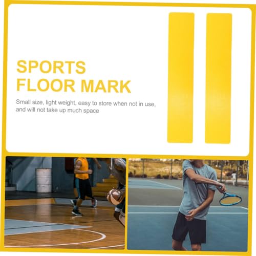 BESPORTBLE Landmark Yellow Markers Soccer Equipment for Training Tennis Circle Area Rug Pickleball Tape for Outdoor