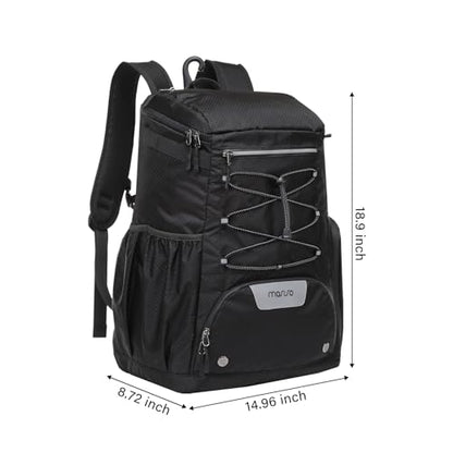 MOSISO Baseball Bat Bag, Large Capacity Baseball Backpack for Men Women, Lightweight Softball Equipment Backpack Catchers Gear Bag with Fence Hook & Shoe Compartment for Training Sports, Black