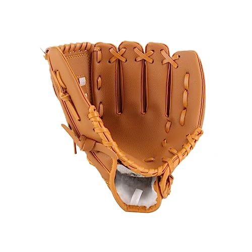 Balacoo Men's Baseball Glove Adult Size Softball Gloves Thicken Pu PVC Random Color