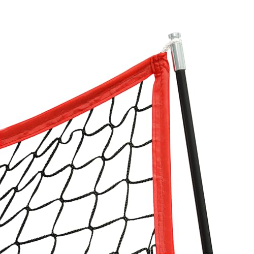 7 x 7ft Football Trainer Throwing Net Quarterback Training Equipment with 4 Target Pockets, Training Throwing Target Practice Football Practice Throwing Passing Accuracy Trainer