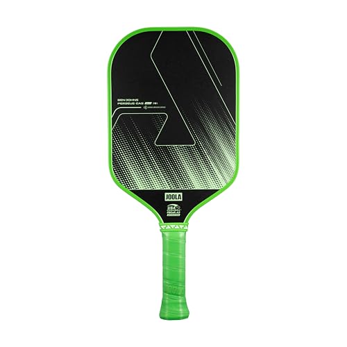 JOOLA Ben Johns CAS 16mm Carbon Fiber Pickleball Paddle - CAS Surface Tech - Control & Power Paddle - USAP Approved - Aero Curve - Feel-Tec Pure Grip - NFC Chip - color: Jolt Green, size: Perseus